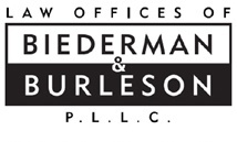 The Law Offices of Biederman & Burleson, P.L.L.C. Logo